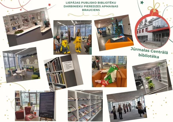 Liepājas publisko bibliotēku darbinieki viesojas ppie  Jūrmalas Centrālās bibliotēkas kolēgiem